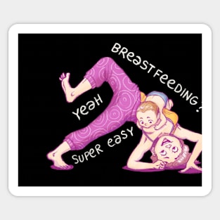 Breastfeeding yoga #3 Sticker